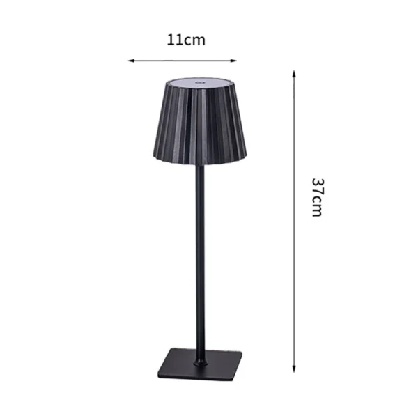 Lampa stołowa LED dotykowa lampa ogrodowa lampa do salonu światło ściemnialne z baterią lampa stołowa oświetlenie wewnętrzne / zewnętrzne USB