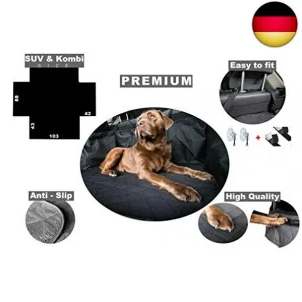 Fixcape Doggy ComfortableCar Cover Combi SUV Mata ochronna koc dla psa ochraniacz na buty