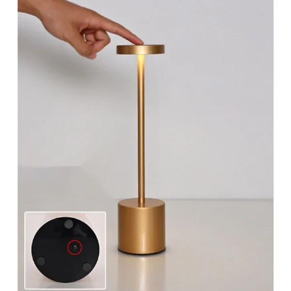 Lampa stołowa LED dotykowa lampa ogrodowa lampa do salonu światło ściemnialne z baterią lampa stołowa oświetlenie wewnętrzne / zewnętrzne USB