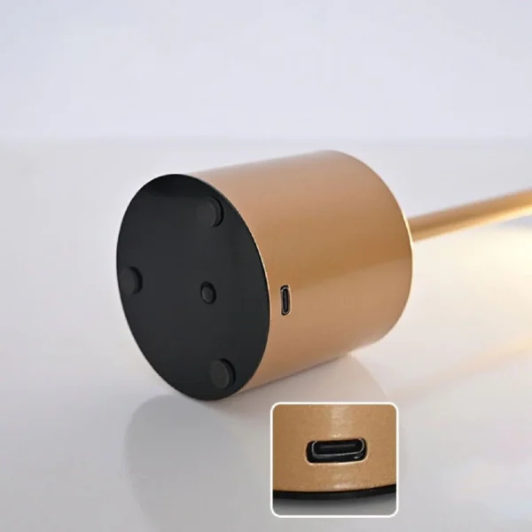 Lampa stołowa LED dotykowa lampa ogrodowa lampa do salonu światło ściemnialne z baterią lampa stołowa oświetlenie wewnętrzne / zewnętrzne USB