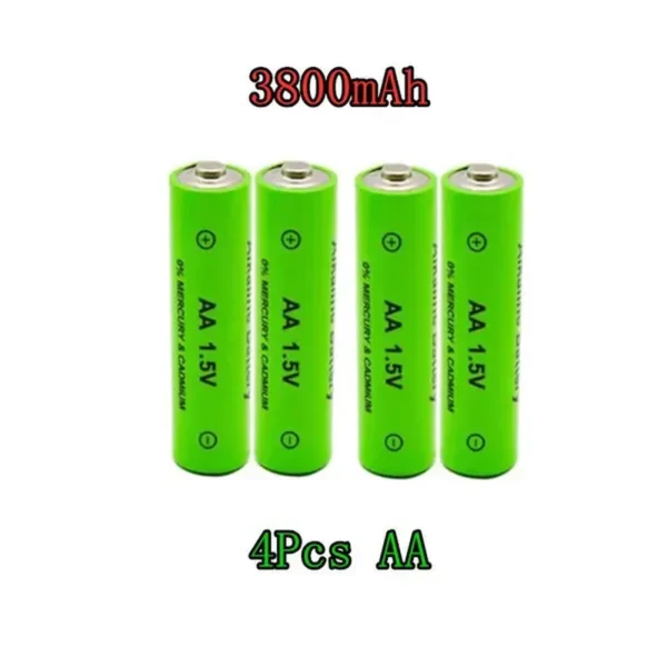 2/4/6/8/10/12/16/20/24PCS 3000Mah Baterie alkaliczne 1.5V AAA lub 3800Mah 1.5V AA Akumulator