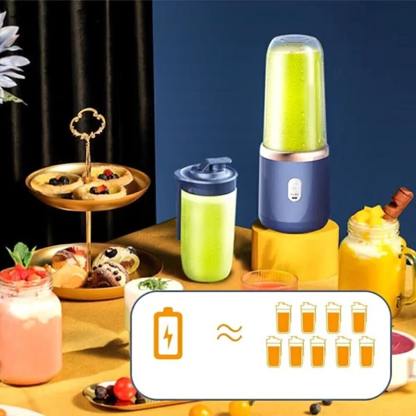 400+400Ml Mikser stojący Smoothie Maker Shaker Fitness Chopper Wielofunkcyjny robot kuchenny Mikser do mleka Shaker